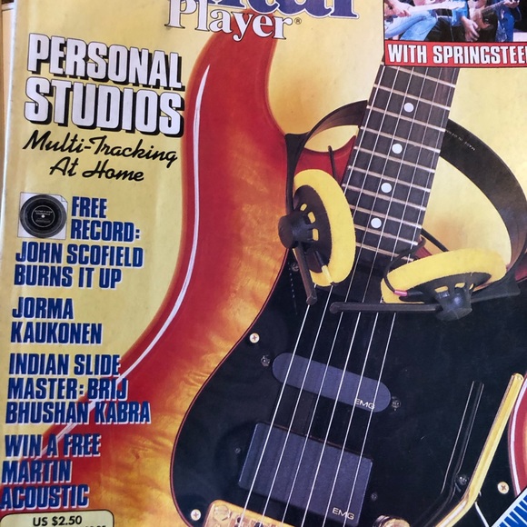 Vintage Guitar Player Magazines 1980s Clapton  Knopfler Springsteen no records - Picture 6 of 15